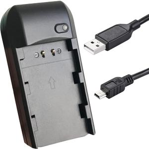 Video Camera Camcorder NP-FV5 Battery Charger for NP-FV5 Plus 3.7V 2000mAh Battery and NP-FV5 1000/1500mAh Battery