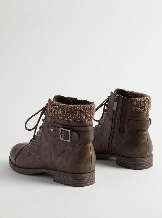  Laceup Sweater Bootie 8