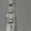 Lorbro Broom Holder Door Mount, Over the Door Broom and Mop Holder with 2 Over Door Hooks, Wood Broom Hanger, Tool Rack Organizer for Laundry, Garage, Closet, Kitchen Decor, 4 Slots & 4 Hooks Rustic (White)