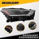 DRL Headlights Compatible with Highlander 2020 2021 2022 2023