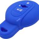 Silicone Key Fob Cover Protector for Mini Cooper Countryman Clubman JWC F54 F55 F56 F57 F60 2015 to 2025 Remote (blue)