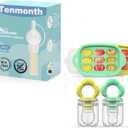 Colostrum Collector Kit and Baby Fruit Food Feeder Breastmilk Popsicle Molds
