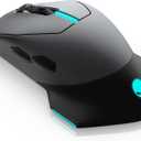 Alienware Wired/Wireless Gaming Mouse AW610M  16000 DPI Optical Sensor, 350 Hour Rechargeable Battery, 7 Buttons, 3ZONE 16.8m AlienFX RGB Lighting, Ergonomic  Dark Side of the Moon