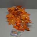 2 Pack & Timer - Thanksgiving Decorations Fall Garland with Pumpkin Lights Fall Decorations for Home, Total 60LED 20Ft Maples Leaves Thanksgiving Lights Battery Operated Indoor Outdoor Christmas Decor