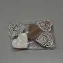 Crafty Pattern Heart and Floral Wood Block Stamps (Set of 5) Htag1164