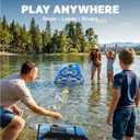 GoSports Splash Skip Floating Pool Cornhole Game Stone Skipping Swimming Pool Game for Adults & Family Water Cornhole Game for Pools & Lakes