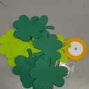 Openfly 24 Sets St. Patrick's Day Shamrock Ornaments DIY St. Patrick's Day Foam Craft Kit Irish Clover Shamrock Foam Stickers Self-Adhesive Craft Stickers for St. Patrick's Day DIY Crafts Party Decor