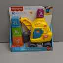Fisher-Price Baby & Toddler Learning Toy Count & Stack Crane with Blocks, Lights, Music & Sounds for Infants Ages 9+ Months (Small)