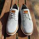 Bruno Marc Men's KnitFlex Craft Mesh Oxfords Sneakers Casual Dress Lace-Up Lightweight Walking Shoes, Size 9, Grey, SBOX2406M