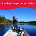 SeaSense Hand Bilge Pump - Self-Priming, Manual Bilge Pump for Water Removal on Small Boats, Kayaks, Canoes, Bilges or Any Place Water Collects