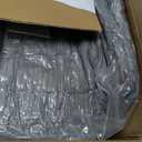 HollyHOME Modern 360°Swivel Accent Chair, Upholstered Comfy Reading Chair, Fabric Lazy Chair with Soft Cushion, Metal Frame Lounge Sofa Chair for Living Room, Bedroom, Balcony, Dark Gray