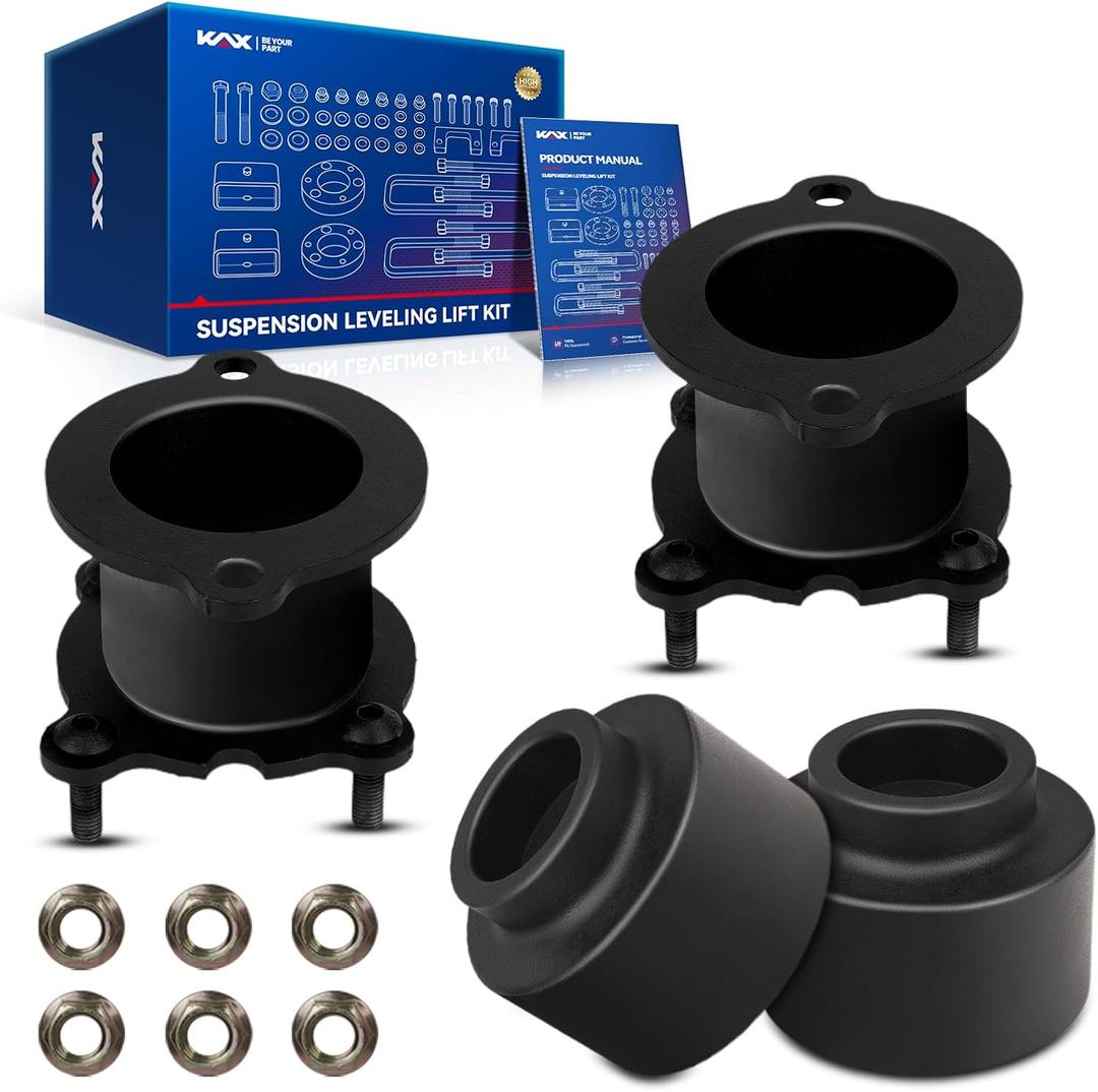 KAX 3" Front and 2" Rear Leveling Lift Kits Fit for 2002-2009 Chevy Trailblazer,2002-2009 GMC Envoy, Suspensions Struts Spacer Raise 3 Inch Front + 2 Inch Rear