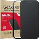 Ambison [2 Pack Matte Glass Screen Protector Compatible for iPhone 14 Pro Max, Dynamic Island Compatible/Anti-Glare [No Bubbles] Install Frame/Smooth as Silk, iPhone 14 Pro Max 6.7inch 2022