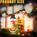 Christmas Decorations LED Bulbs Lights,Snowflake-Shaped LED Bulb,Dimmable Night Light for Kids,Nice for Christmas Gift,Christmas Decor for Hanging