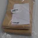 100 Pack Large Paper Bread Bags for Homemade Bread Sourdough Bags 14" x 8.3" x 3.5" with Tin Tie Tab Lock Clear Front Window Bakery Bag Packaging Cookie Bag with Label Seal Stickers