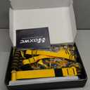 Pilates Equipment, Portable Pilates Bar Kit with Resistance Bands, Professional Adjustable Heavy Duty Squat Workout Equipment for Men, Home Gym Muscle Strength Training, Full Body Exercise