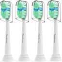 Toptheway Toothbrush Replacement Heads Compatible with Philips Sonicare C1 C2, Plaque Control Electric Toothbrush Head for ProtectiveClean 4100 5100 5300, 6 Pack