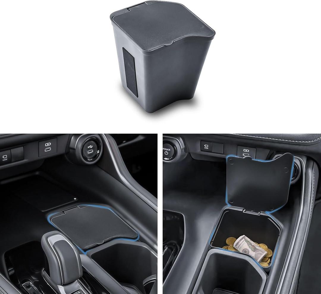 EDBETOS Center Console Coin Box Organizer Compatible with 2024 2025 2026 Toyota Grand Highlander Gear Shift Panel Storage Box Insert Organizer for Cup Holder Interior Accessories (Not fit Highlander)