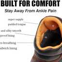 SUREWAY Men's 6" Soft/Steel Toe Heavy Duty Waterproof Work Boot - Leather,Lace Up,Oil/Slip Resistant Dual-Density Comfortable Outsole,EH Construction Industrial Ankle Safety Men Work Boots (Brown)