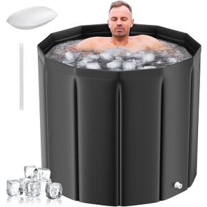 Ice Bath Tub 376L Ice Bath Outdoor | High Capacity Cold Water Therapy Tub for Athletes | Durable Cold Plunge Pool | Portable and Insulated Cold Plunge Tub
