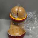 Artificial Coffee Bean Plant Tree for Crafts Coffee Table Decoration Coffee Bar Decor Accessories Tools Detachable Coffee Bean Model Resin Fake Fruit Coffee Bean with Bamboo Base for Coffee Bar