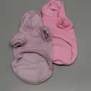 2 Pack Dog Hoodie Warm Hood Dog Sweater Cold Weather Small Dogs Sweatshirt Comfort Pet Clothes for Small Medium Dogs with Pockets Cats Chihuahua Clothes for Male Female Girl Boy Sporty Daily Wear (XS (Back: 7.5",Chest: 12.6", 1.8-3.5lbs), Pink+Purple)