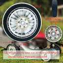 42710-VE2-M02ZE 2 Rear Lawn Mower Wheels, Fit for Honda HRR216 HRR216K9VKAA HRS216 HRT216 HRB215 etc 21 InchLawn Mower, 8 Inch Push lawn Mower Wheels,GCV160 Push Mower Wheels