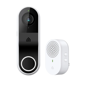Kasa Smart Video Doorbell Camera Hardwired w/Chime, 2K Resolution, Always-on Power, Night Vision, 2-Way Audio, Real-Time Notification, Cloud & SD Card Storage, Works w/Alexa & Google Home (KD110)