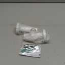 Ivilon Ceiling or Wall Mount Curtain Rod Brackets Holders for Curtain Rods of 7/8 and 1 Inch Diameter. Set of 2. Color White