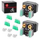 MOTO1988 2PS Solenoid Starter Relay Compatible with Yamaha Grizzly Kodiak Raptor YFM 350 400 450 660 Big Bear 250 400 4SV-81940-12-00 4XE-81940-12-00