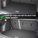 SMABEE Cargo Liner Fit for 2024-2026 Buick Encore GX All Weather TPE Trunk Mat Boot Liner Protective Pads Anti-Slip Waterproof Interior Accessories (Cargo Mat Only Fit the Rear Deck in Upper Position)