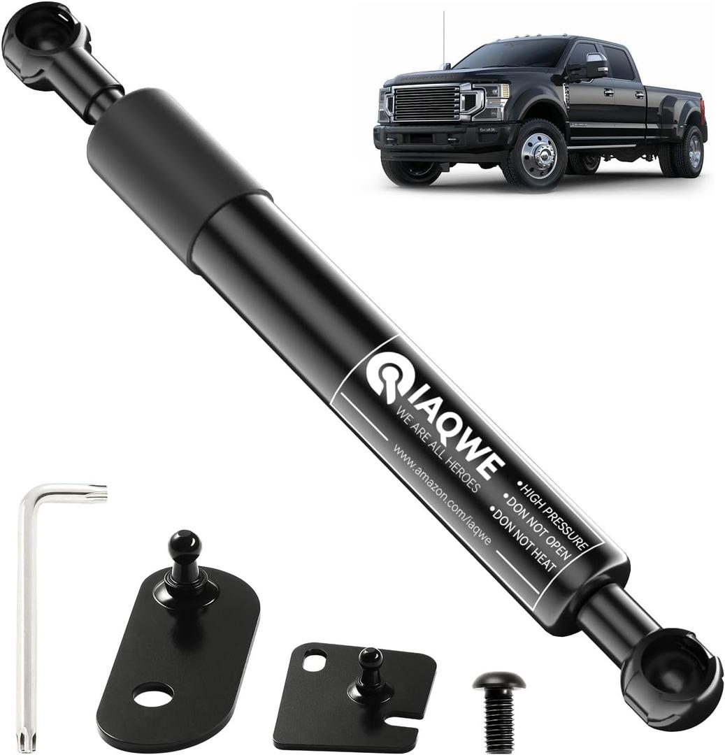 43205 Truck Tailgate Assist Shock Strut Fit for 2017-2025 Ford F-250 / F-350 / F-450 Super Duty, Truck Tail Gate Lift Assist Accessories Black