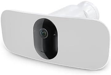 Arlo Pro 3 Floodlight Security Camera 2K HDR 2000-3000 Lumens | Wire-Free | Protect Driveways & Alleyways | Connects to Wi-Fi | Color Night Vision, Motion Sensor, 2-Way Audio, Rechargeable (White)