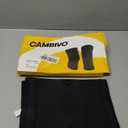 CAMBIVO 2 Pack Knee Braces for Knee Pain, Knee Compression Sleeve for Men and Women, Knee Support for Meniscus Tear, Running, Weightlifting, Workout, ACL, Arthritis, Joint Pain Relief (Black,X-Large)