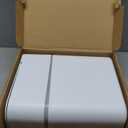 MOPUP Bathroom Trash Can, Automatic Bagging Garbage Can, 3.5 Gallon Slim Smart Small Plastic Trash Bin, Narrow Motion Sensor Trash Can for Bedroom, Office White