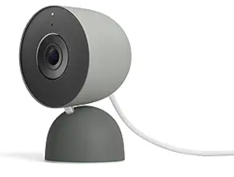 Google Nest Cam Indoor (Wired, 3rd Gen)  Security Camera with 2K Video and Gemini, Night Vision, 2Way Audio, Works with Google Home  2025 Model  Hazel