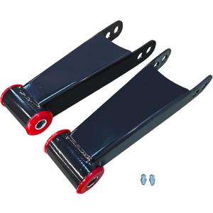 3" Drop Lowering Shackle Rear Kit: for Silverado Chevy GMC Sierra 2500HD 3500HD 1500HD 2WD 4WD 2001-2010 Leaf Spring Suspension Shackles Replaces 410730 More Stable Horizontal Comfortable (410730)