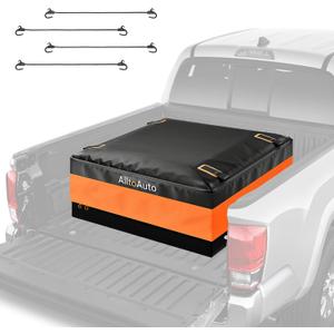 Truck Bed Cargo Bag, 26 Cubic Feet (51''x40''x22''), 100% Waterproof Heavy Duty PVC, Fits Any Truck Size, Simple and Convenient for Installation