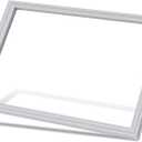 Upgraded W10443316 Gray Freezer Door Gasket, 31"×23" Fridge Gasket | Magnetic Refrigerator Door Seal Fits Whirlpool, Kenmore, KitchenAid, Replaces W10180623 W10571961 W10443316N W10571961N