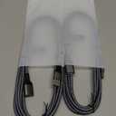 AINOPE 2 Pack USB Extensions Cable High Speed USB 3.0 Extension Cord Type A Male to Female Sturdy Braided Material Fast Data Transfer Compatible with USB Keyboard,Mouse,Flash Drive,Grey,10FT+10FT