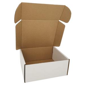 ROTCH 200 Pack 7x6x3'' Small Shipping Boxes, White, Cardboard Corrugated Mailers (M763-200-W)