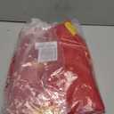 Christmas Tree Skirt Red and Gold Tree Skirt Ornaments Soft Plush Christmas Tree Mat with Snow Pattern for Decorations Holiday Party Indoor Outdoor 48 Inches 