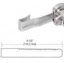 C.R. LAURENCE 963L CRL Chrome Tamper Proof Sliding Glass Door Lock with Standard Ratchet Bar