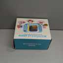 Microwave Toys Kitchen Play Set with Light Sound,Kids Pretend Play Electronic Oven with Play Food and 6 Color DIY Play-Dough for Children Ages 3+ Years (Blue)