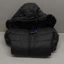 GOLDLADIES Women's Waterproof Long Down Jacket,Warm Winter Hooded Puffer Coat Thickened for Hiking Outdoor (Medium, Black)