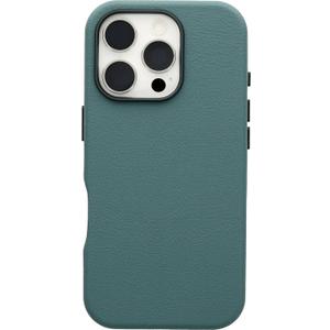 OtterBox iPhone 16 Pro Symmetry Series Cactus Leather for MagSafe - Sagebrush Green