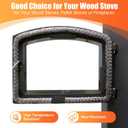 Protalwell Wood Stove Gasket (5/16" x 72" Rope), Wood Stove Door Gasket, Grey Color Fiberglass Gasket, Wood Stove Door Seal, 5/16 in High Temperature Resistant Wood Stove Gasket Rope