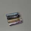 Yamadura Mini Refillable Perfume Portable Atomizer Bottle Refillable Perfume Spray, Refill Pump Case for Traveling and Outgoing (5ml, 4 Pack) 4 (Blue, Black, Gold, Pink)