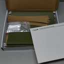 25 Blue Summit Supplies Legal Size Hanging File Folders – Standard Green Hanging File Folders Legal Size, Durable 12pt Paper with Plastic Tab and Paper Inserts Included