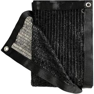 Garden expert 50% Black Shade Cloth 5x10FT Taped Edge with Grommets Sun Net Mesh for Garden Patio Backyard UV-Resistant (5FTx10FT)